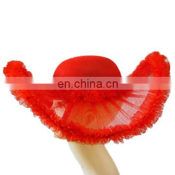 MCH-2083 Party Carnival novelty girls fashion red floppy hat