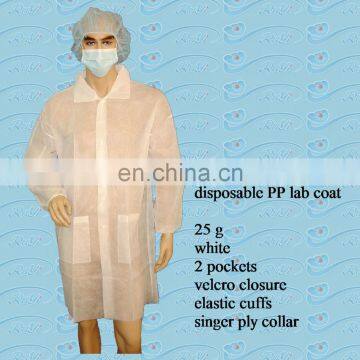 disposable non woven lab coat