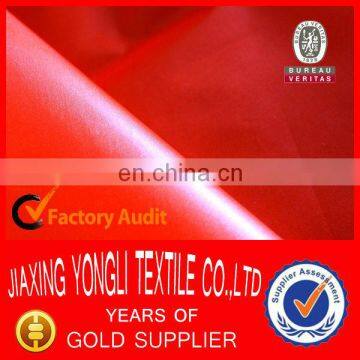 polyester taffeta fabric with PU coating and Wr