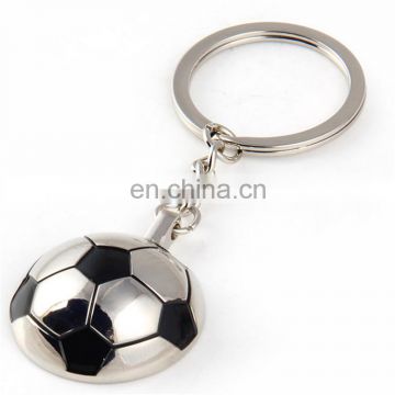 2017 Fashion Design Football Ball Shape Metal Keychain Wholesale