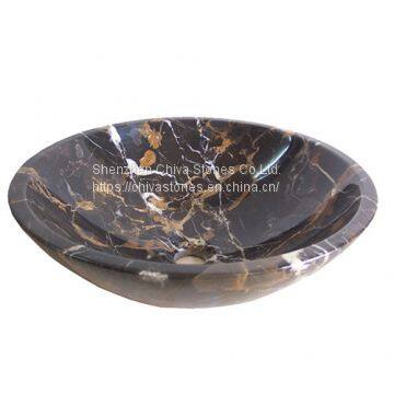 Above Counter Marble Basin Natural Marble Washbasin Stone Basin Bathroom Basin Round Basin Round Wash Bowl photo-2