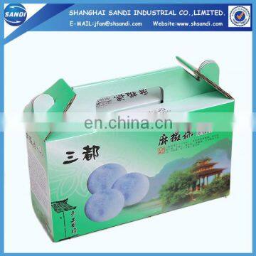 Custom packaging full color printing corrugated carton box