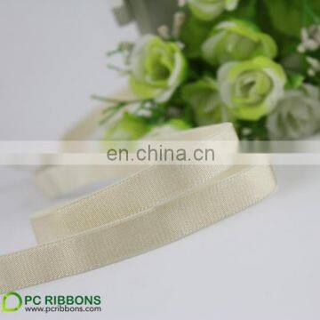 PC ribbons 3/8" vintage cream elastic tape for luxury packing box