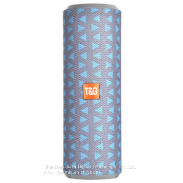 TG126 Fabric Bluetooth Speaker Long Round Gun Barrel Outdoor Waterproof Portable Bluetooth Speaker Gift Box photo-2