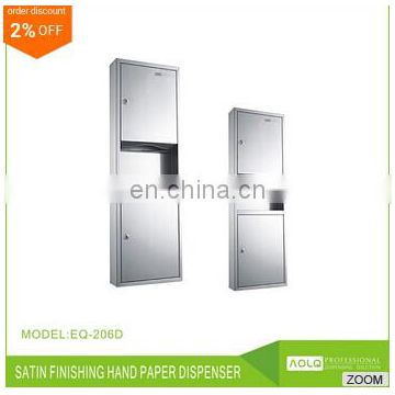 Wholesale Stainless Steel Paper Dispenser N/ V Fold Paper Towel Dispenser Cheap Tissue Paper Dispenser