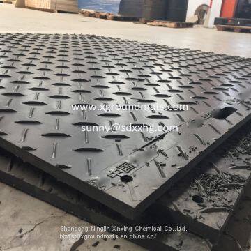 HDPE plastic mats 910*2440mm hdpe ground mat with texture