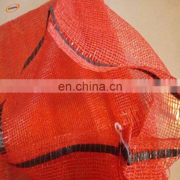 pp pe plastic Leno Handle mesh bag for Garlic Onion