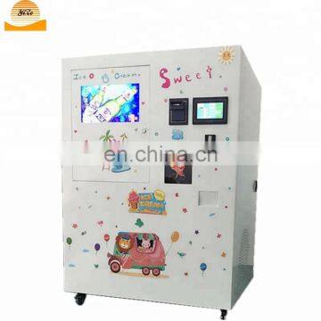 Commercial Italian Automatic Soft Ice Cream Vending Robot Machine