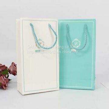 Wedding gift white color paper craft bag