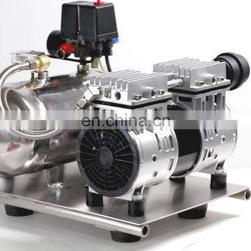 safety valve contained best units/dental air compressor with 50L stainless steel tank