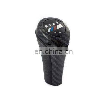 Auto gear shift knob carbon glossy 5 speed ///M for BMW