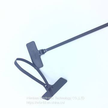 UHF ABS+Nylon UHF reusable rfid  bundle cable tie tag