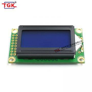 Lcd 8X2 Display 14pin Backlit Intercom Stn Character Blue/yellow-green Monochrome Display Screen 0802 Lcd Module photo-5