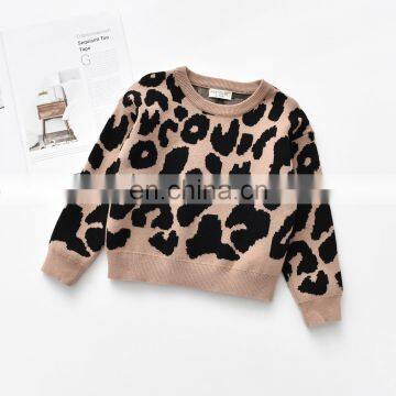 RTS Cheetah Print Sweater Pullover Sweater Kid Sweater photo-4