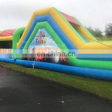 Outdoor Inflatable Bounce House Bouncy Castle Obstalce Course Bouncer For Sale photo-5