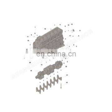 FOMI China Manufacture детали двигателя 6BT блок цилиндров 3935943 3935936 для экскаватора