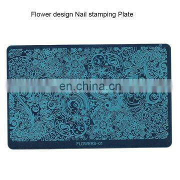 Hot sales flowder design metal stamp plate for nail art