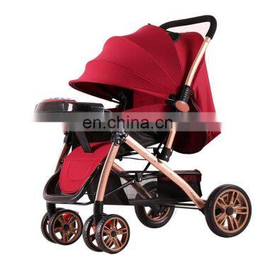 Multifunction High View Baby Stroller 3D Frame Infant Pram Toddler Pushchair photo-2
