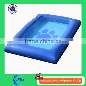 fun water world for pets inflatable dog pool