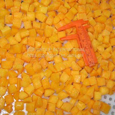 Frozen  IQF yellow peach