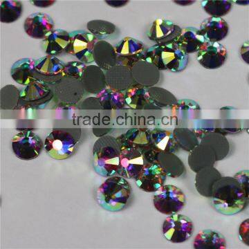 Wholesale new Crystal AB flatback hot fix tape stone for dress very beautiful
