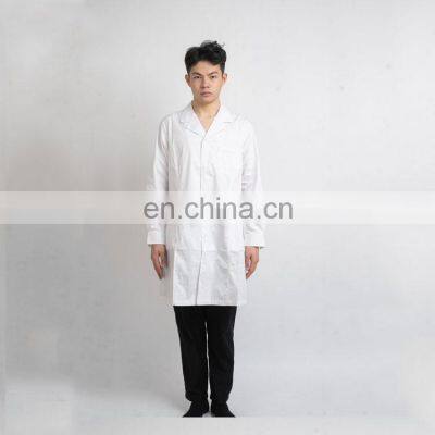 Medical Hospital Women Men White Comfortable Doctor Long Sleeve Nursing Clothing Uniform