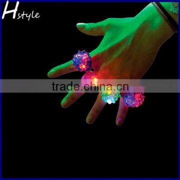 Basketball Soft Flicker Fashion Soft LED Bumpy Ring SL013