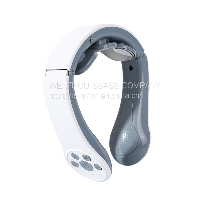 Hot Selling Best Rechargeable Wireless Electric Pain Relief Neck Massager