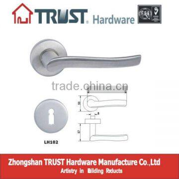 Trust Solid Stainless Steel Lever Door Handle in GuangDong