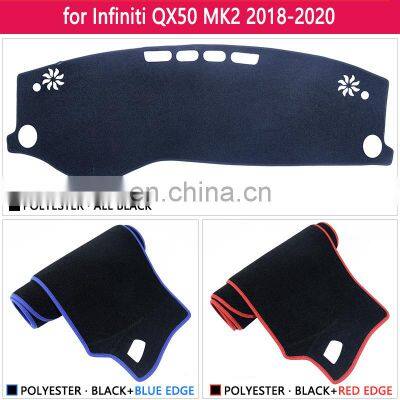 for Infiniti QX50 2018 2019 2020 II MK2 Anti-Slip Mat Dashboard Cover Pad Sunshade Dashmat Carpet Anti-UV Dash Accessories Rug
