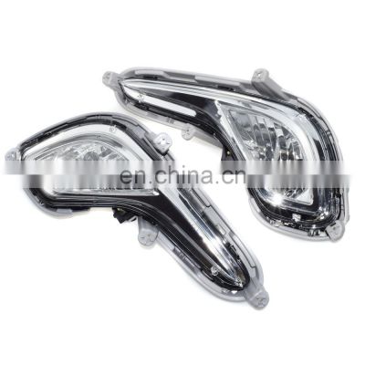 FOR 2012-16 4DR CHROME CLEAR LENS BUMPER DRIVING FOG LIGHT Left+Right 922011R010