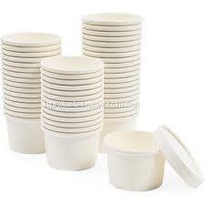 12 oz To Go Soup Containers with Lids, Disposable Paper Bowls