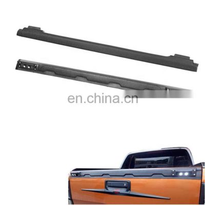 High Quality Led Rear Guard Tailgate Moulding Bed Rail Cover for Ranger T6 T7 T8 2012 up