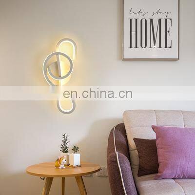 New Design Nordic Golden Metal Geometry Shape Wall Lamp Modern LED Energy Saving Wall Light