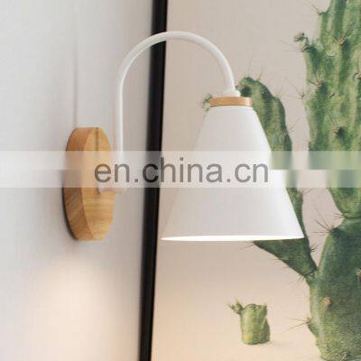 Nordic Minimalist Modern Macaron Curve Led Wall Lamps for Decoration