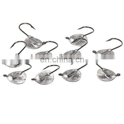 Hot sell 3.5g 5g 7g 10g 14g fly jigging hook high carbon Tumbler jig head fishing hook