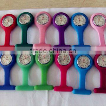 China sell 15 colors silicone nurse watch