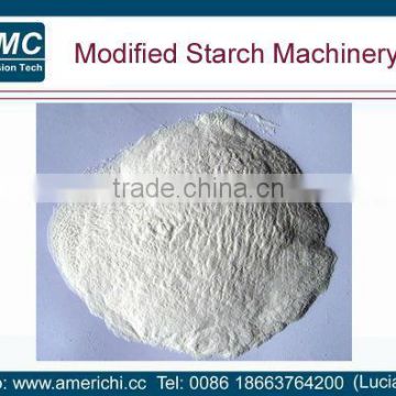 Modified starch processing line/plant/machinery