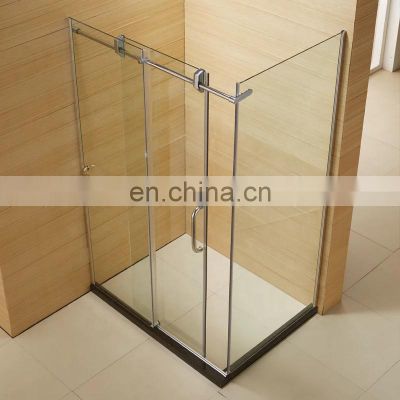 Thermal insulation aluminium double sliding door shower room