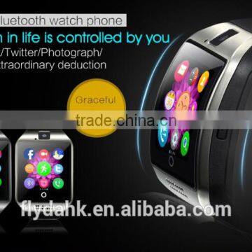 smart watch q18 with touch screen camera TF Card sim card bluetooth smart watch Q18 watch phone.