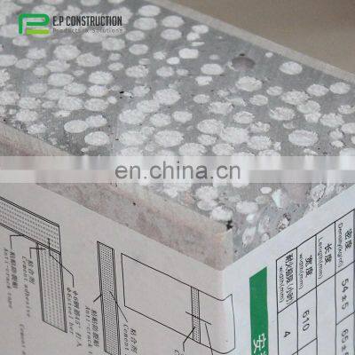 Пожаробезопасная SIP плита из MgO, сэндвич-панель на основе магнезиального цемента с наполнителем PU/EPS/XPS для перегородок photo-3