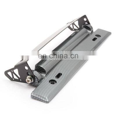 Adjustable Carbon Fiber Number Plate,Plastic License Plate Frame