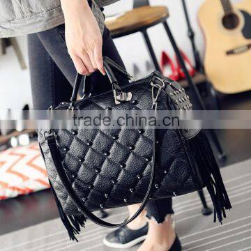 C88898A Europea woman new fashion tote bag new arrival woman rivet bags wholesale handbag