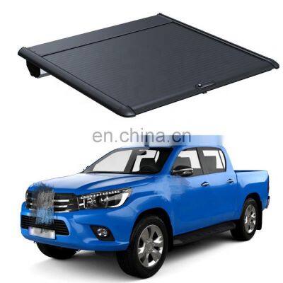 Hard Aluminum Roll Up Bed Pickup Truck Tonneau Cover for DMax Nissan Navara NP300 Toyota Hilux