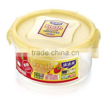 Hot Selling Round Plastic Lunch Box