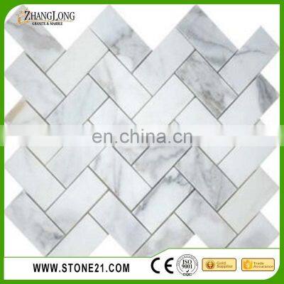 CE Certificate Herringbone Marble Mosaic photo-2