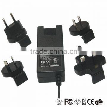 12V 3A DC Output Desktop 36W universal power adapter