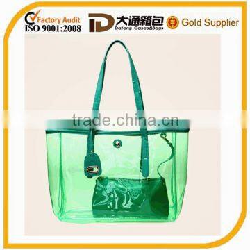 waterproof transparent pvc shopping bag