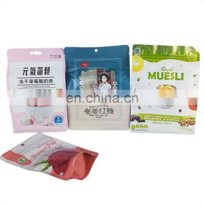 Customize Digital High Quality Printed Kraft Plastic Compostable Stand up Pouches With Zipper for Food Packaging photo-5