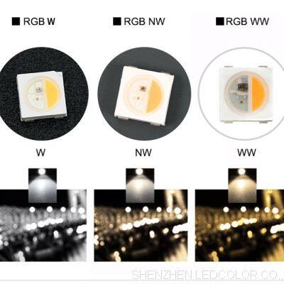 Buit-in 5050 RGBW RGBWW RGBNW WS2812B SK6812 Addressable LC8812B 5050 LED Chip photo-3